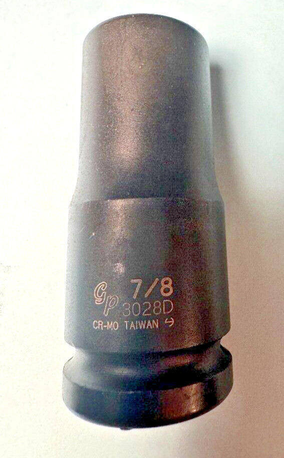Grey Pneumatic 3028D 7/8″ SAE 6 Point Deep Impact Socket 3/4 in Dr Warranty