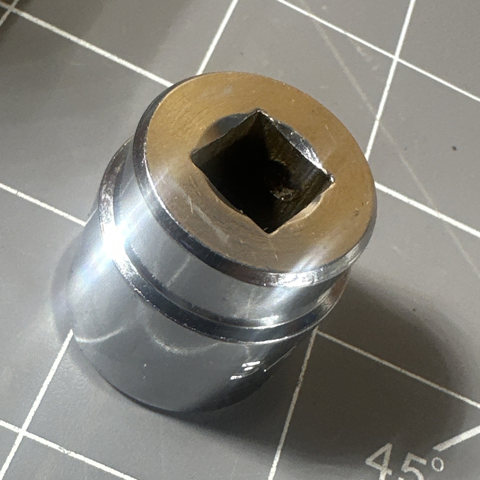 Mac Tools USA 3/8″ Drive 3/4″ 12PT Shallow Chrome Socket X242 Nice!