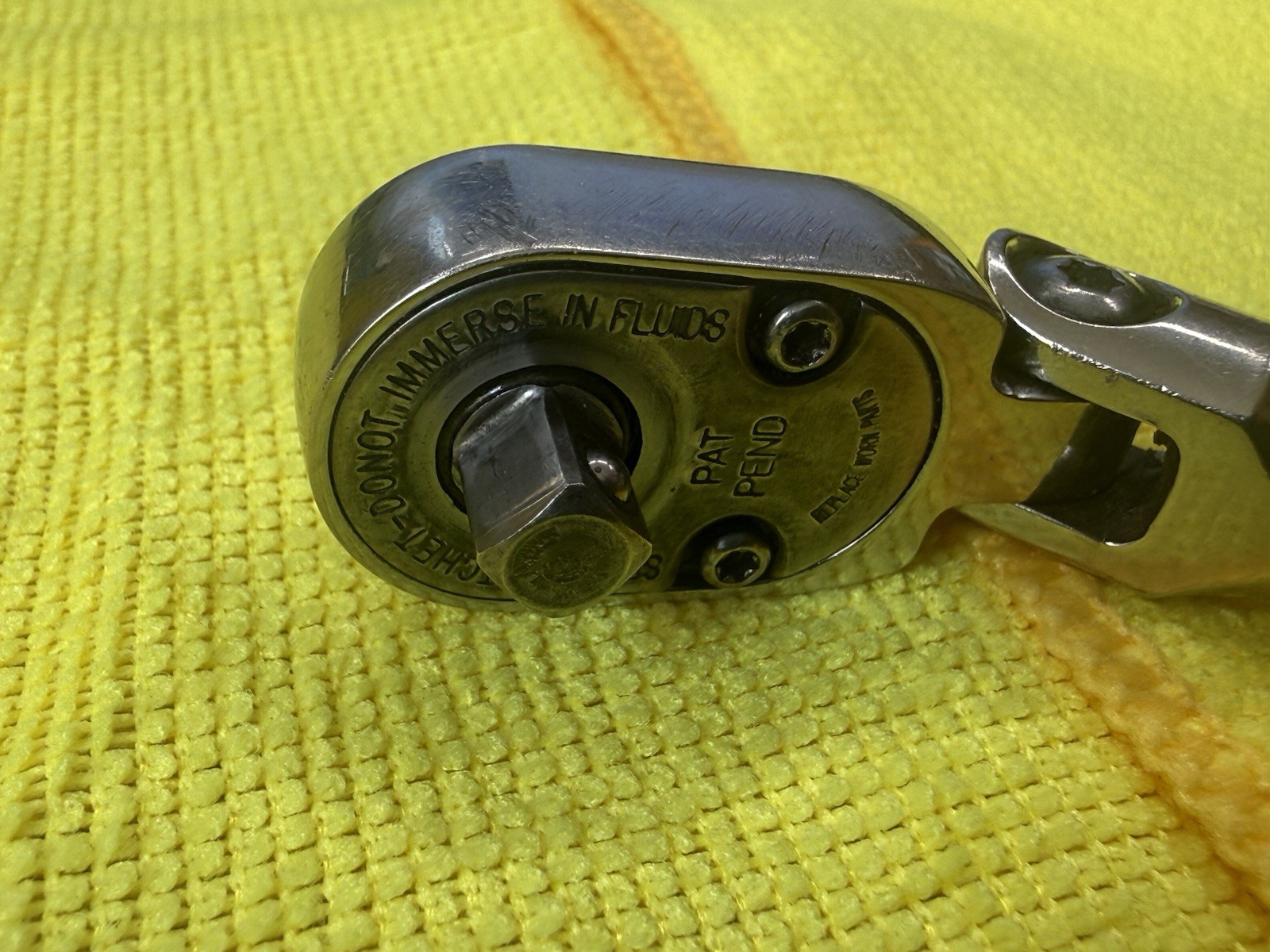 Snap on TF72 1/4 Flex Head Ratchet made in the USA