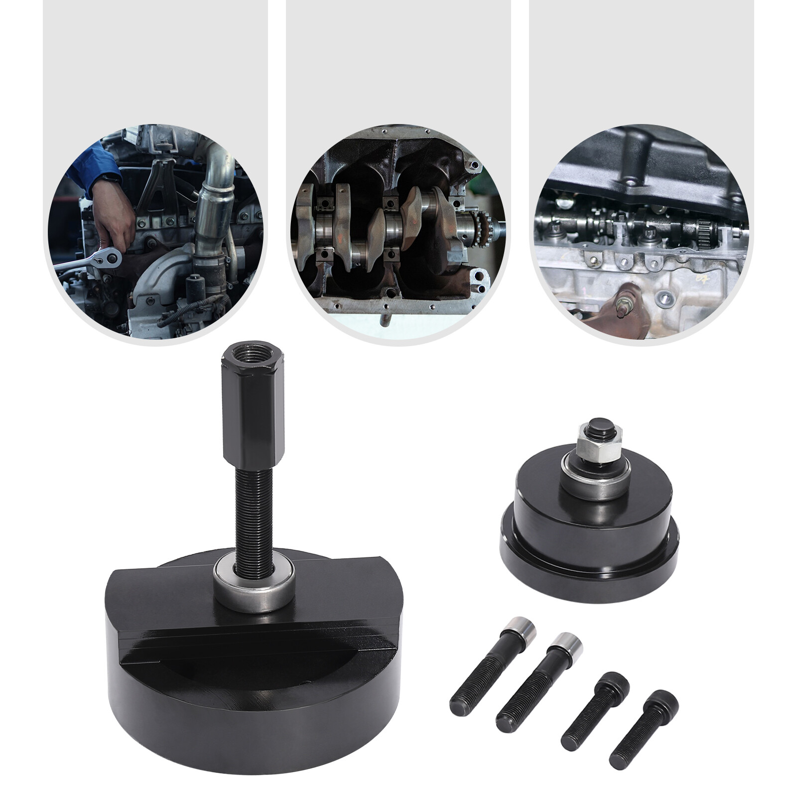 Crankshaft Front Seal Installer Rear Tool Set For Ford 2004-2010 4.5L 6.0L 6.4L
