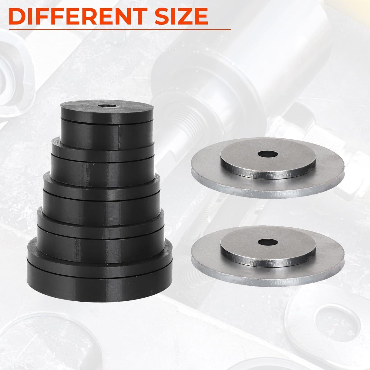 Sheet Metal Dimple Die Set for Harbor Freight Hydraulic Punch Driver Kit US