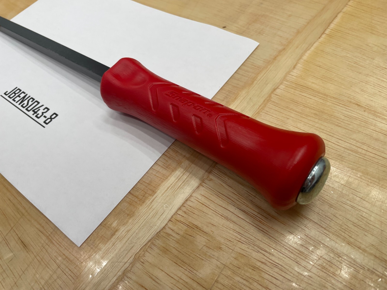 Snap-on Tools USA NEW RED 18″ Length Steel Striking Pry Bar SPBS18AR