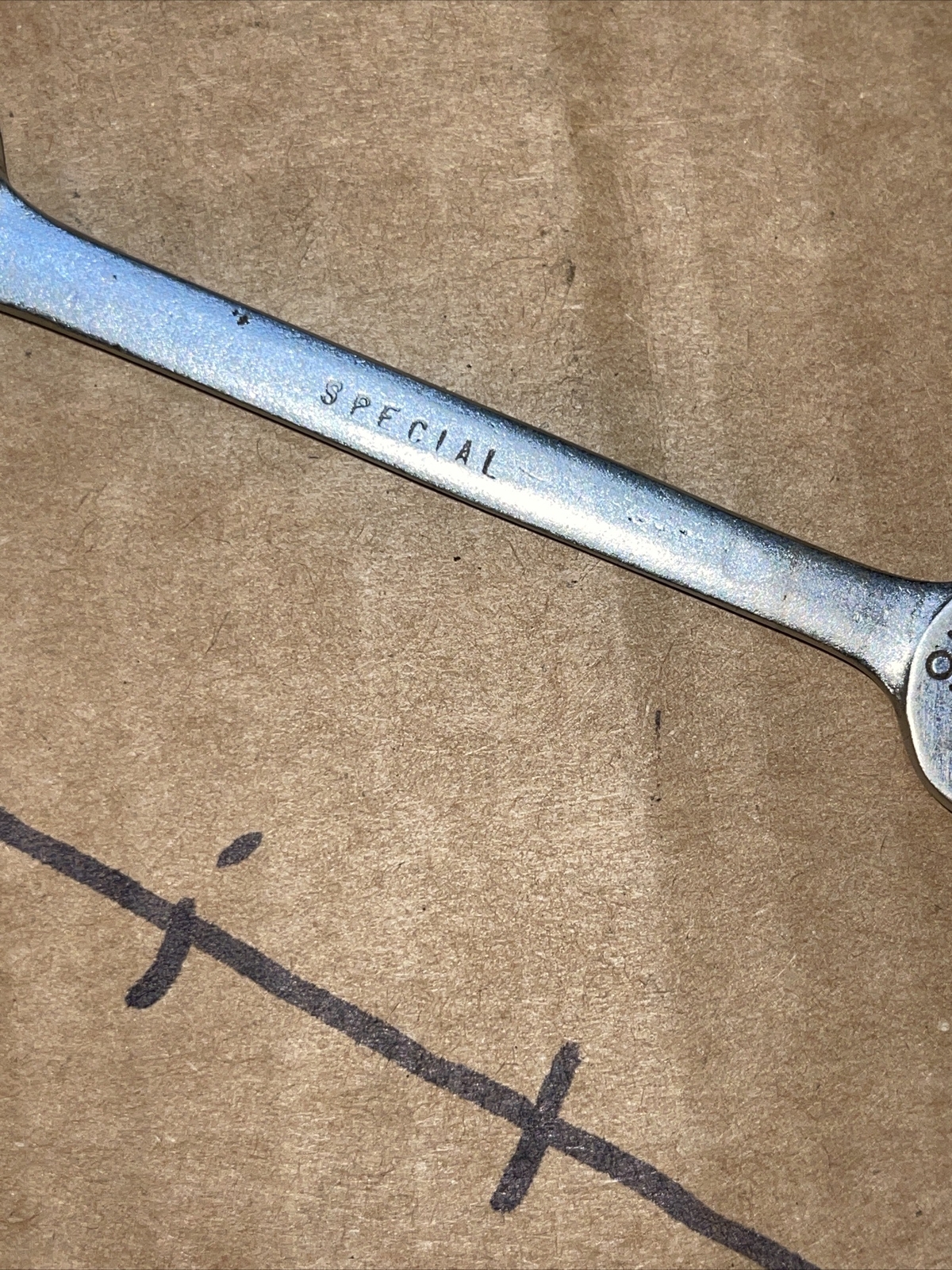 Vintage Armstrong USA Special 1/2 In X 7/16 In SAE Midget Open End Wrench