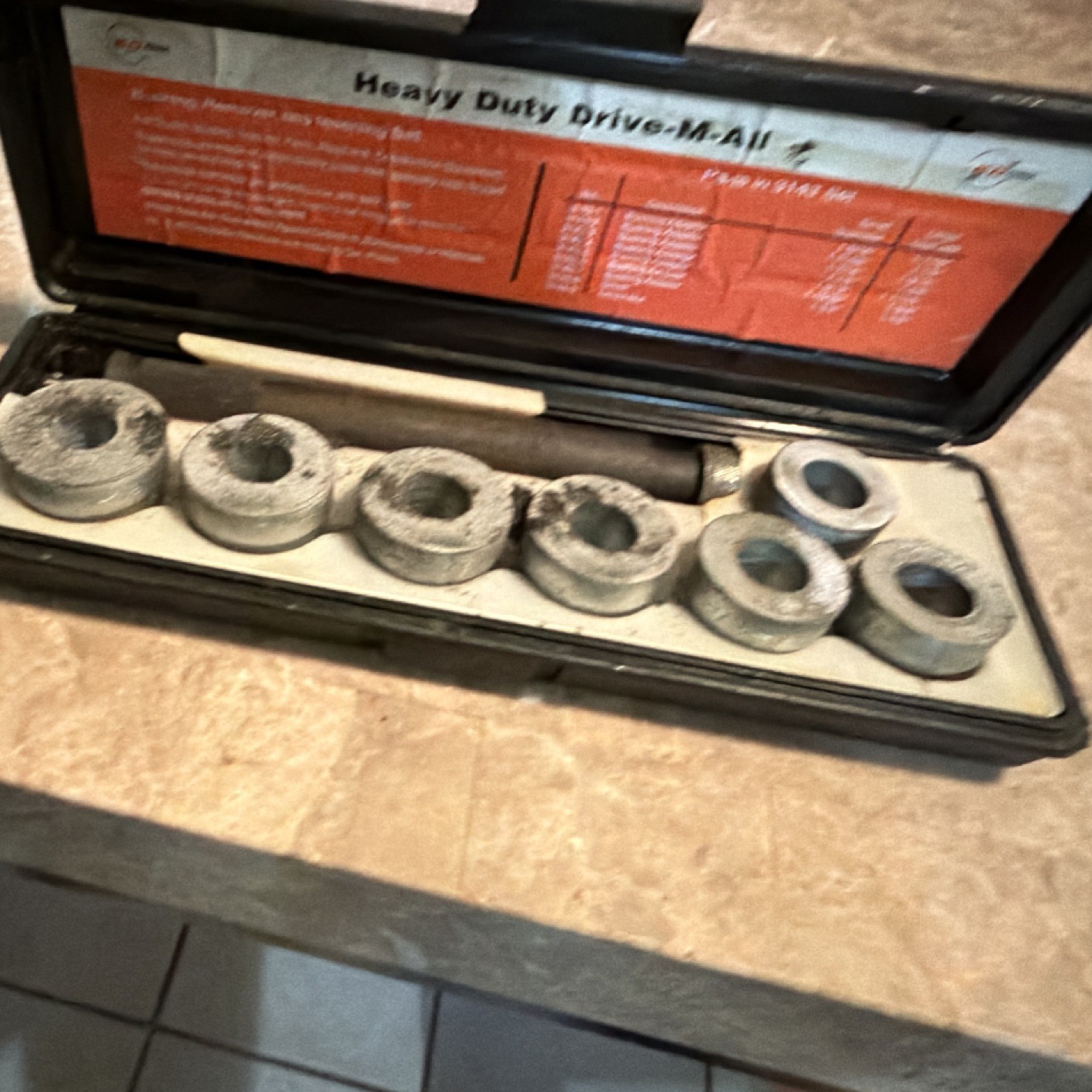 Heavy Duty drive-M-All Bushing Remover And Inserting Set