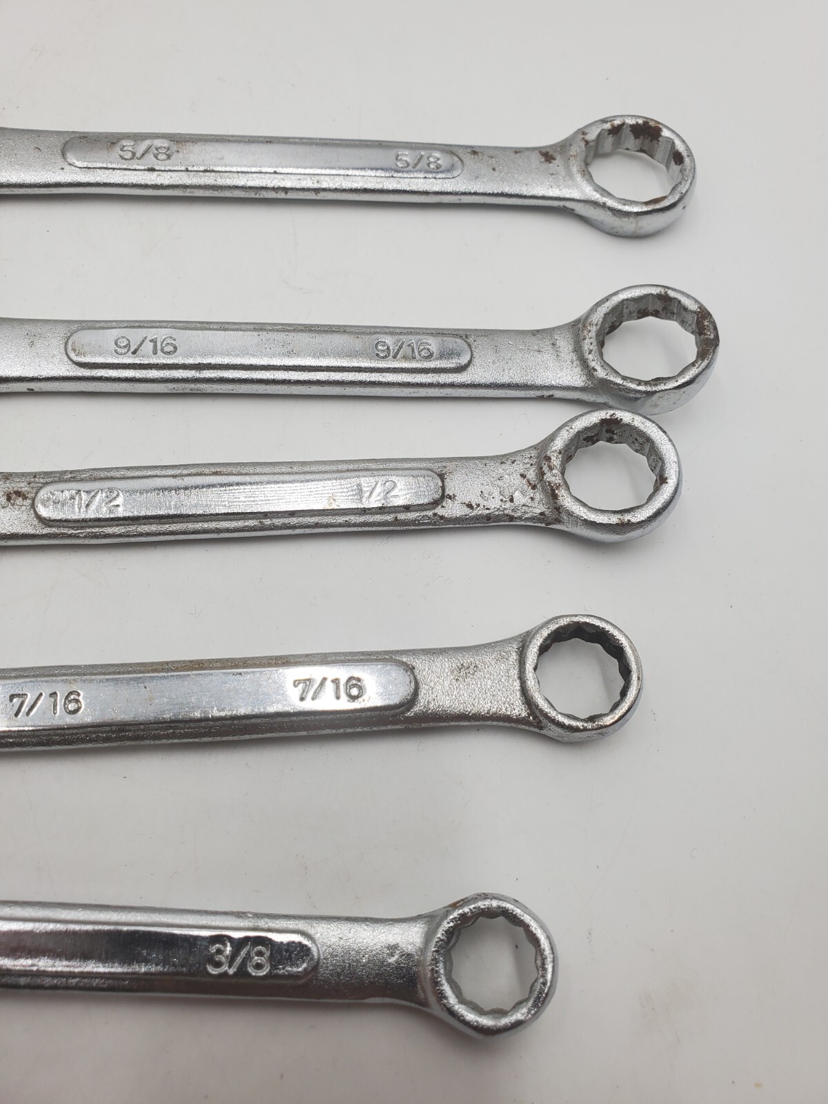 Vintage Made in China/Taiwan Drop Forged Set of 5 Wrenches
