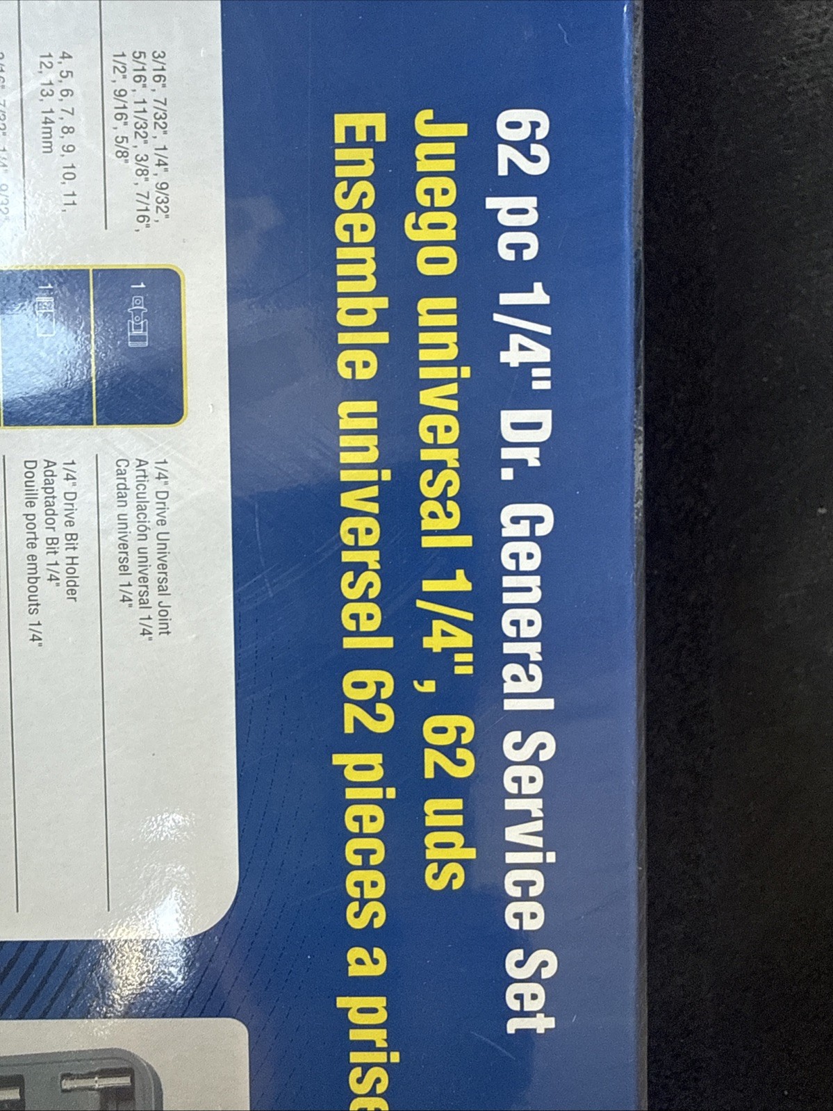 For Blue Point Snap On BLPGSS1462 1/4 Drive General Service Set. NEW!!