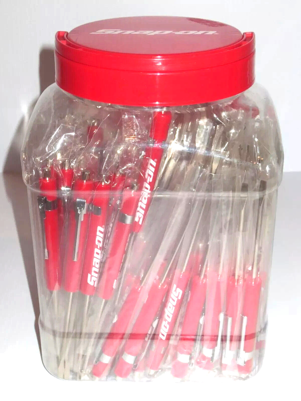 6 SNAP ON TOOLS Pocket Screwdriver, Flat Tip Screwdrivers, MIXED Magnet End NEW