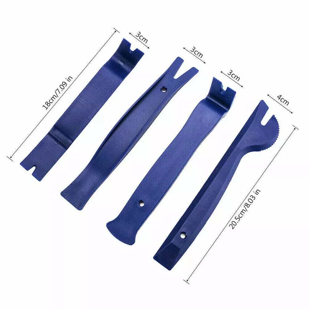 12 Auto Trim Removal Tool Kit Car Panel Door Dashboard Fastener Remover Pry Set