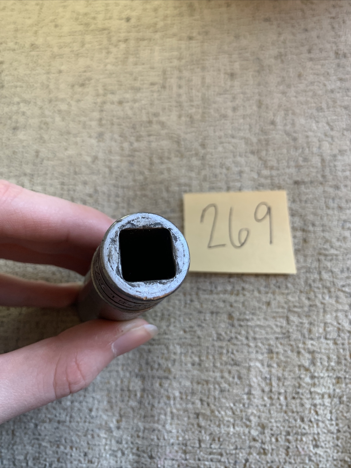 Snap On 11/16″ Deep Socket 1/2″ Drive 6 Point SAE USA TS221