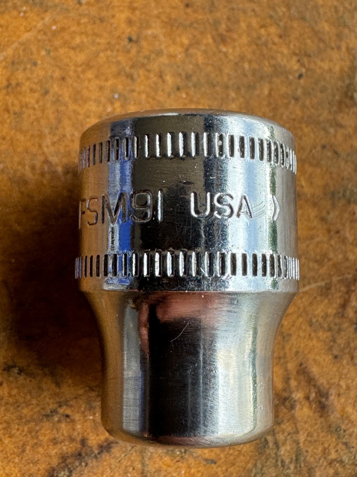 Snap On 3/8 Drive 9mm Flank Drive Shallow Socket 6 point FSM 91