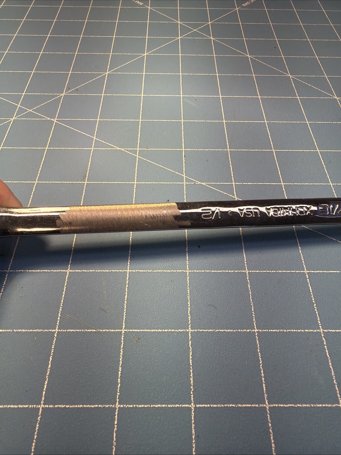SNAP-ON 7/16-1/2 12 PT. FLANK DRIVE OFFSET BOX WRENCH XDH1416A