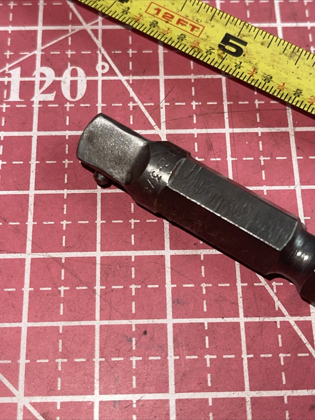 Apex USA EX371-2 Hex 7/16” Power 3/8” Drive Socket Adapter Extension 2” Long 3/8