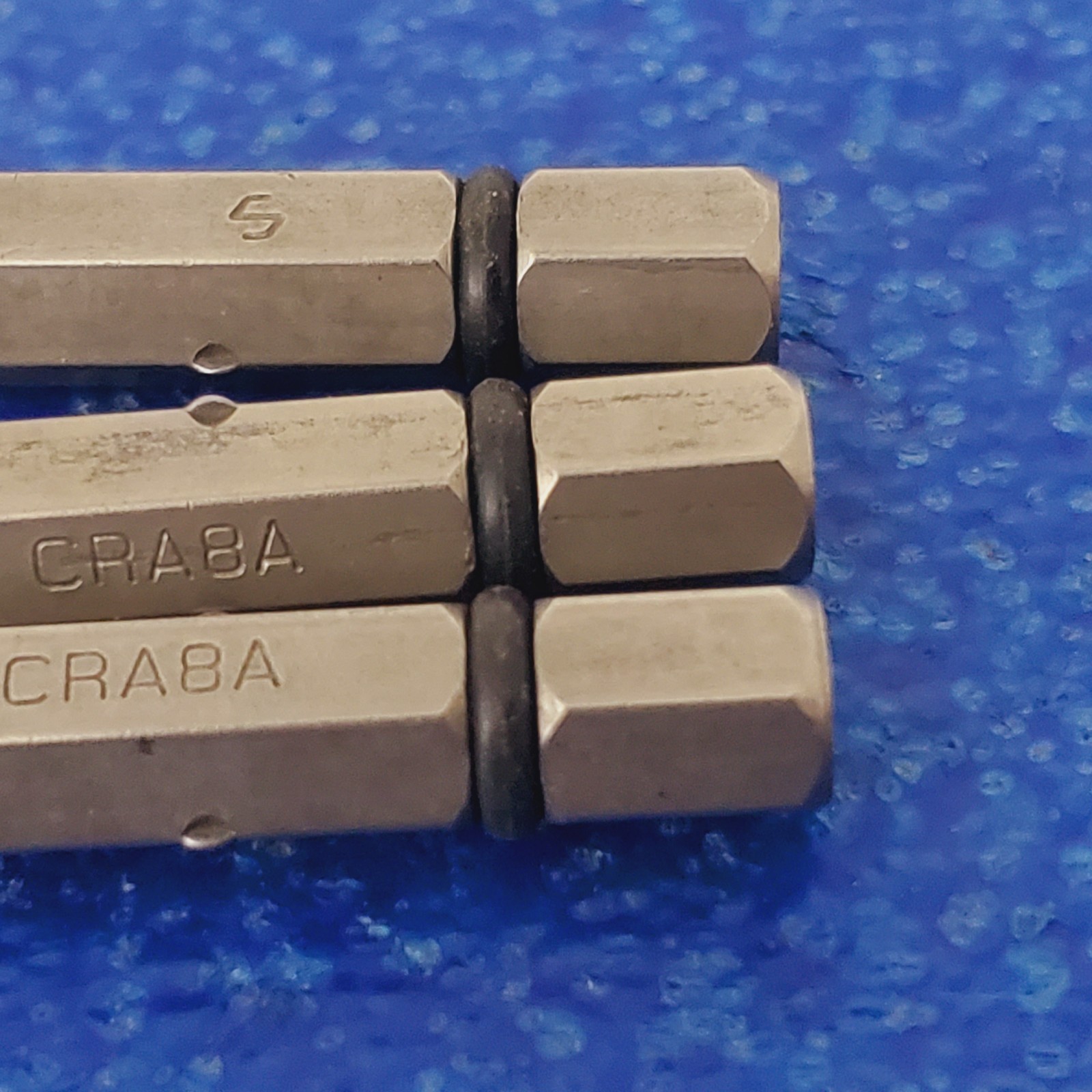 3pc Snap-on Set CRA8A 1/4 Hex Bit Extension Power Drive Adapter Rare Hand Tool