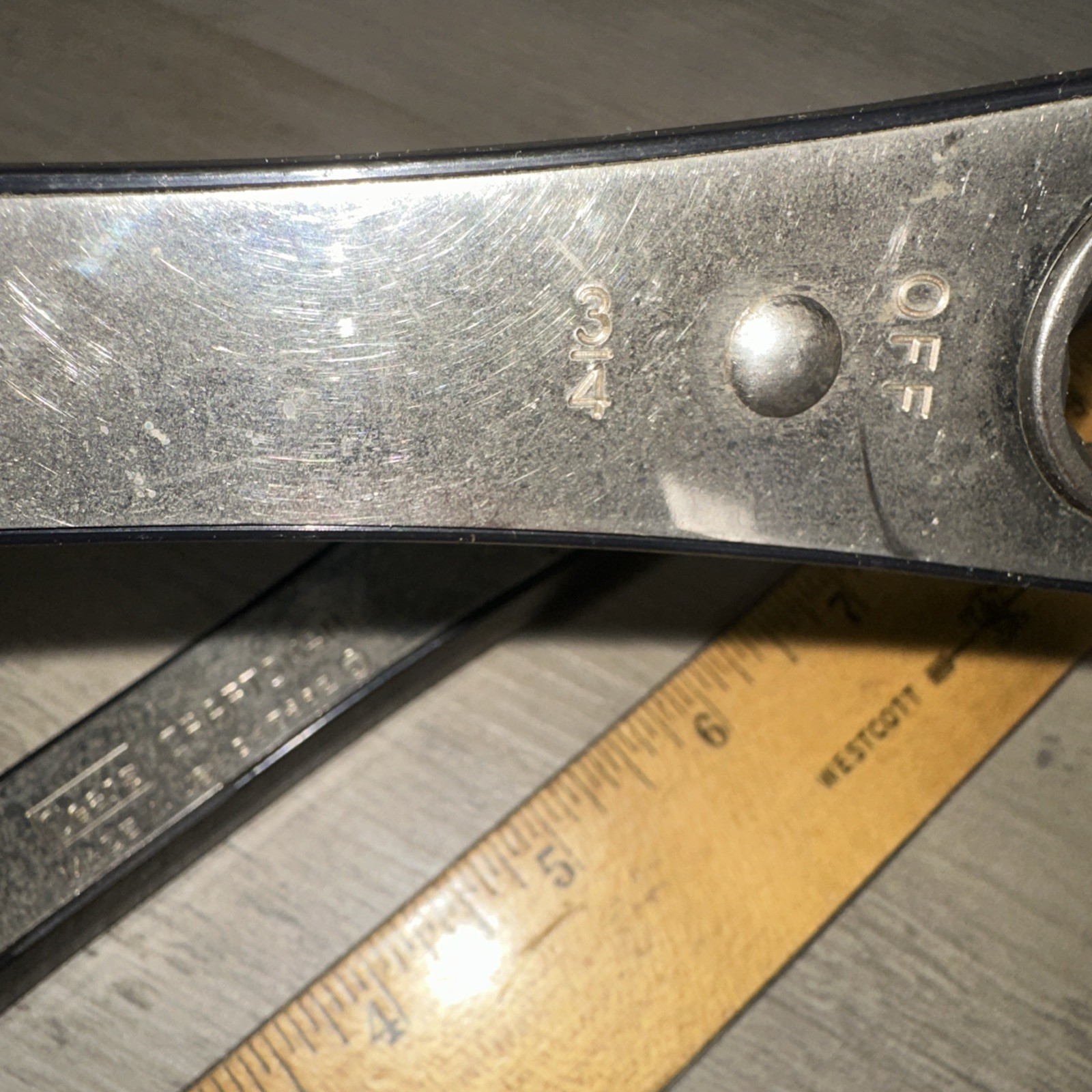 2 Craftsman Ratcheting Box End Wrenches 43684 43682 5/8 x 3/4 & 3/8 X 7/16