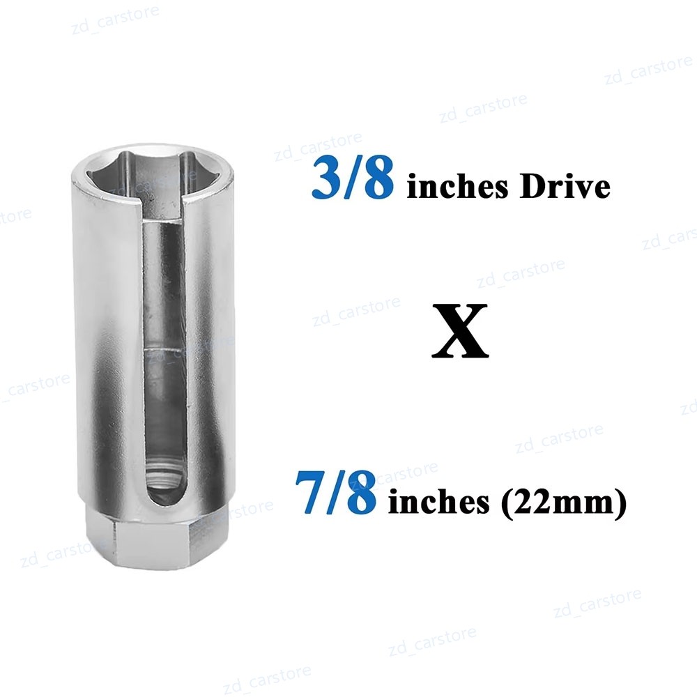 5Pcs Oxygen Sensor Socket Vacuum Wrench O2 M12 M18 Tool Renew Thread Chaser set