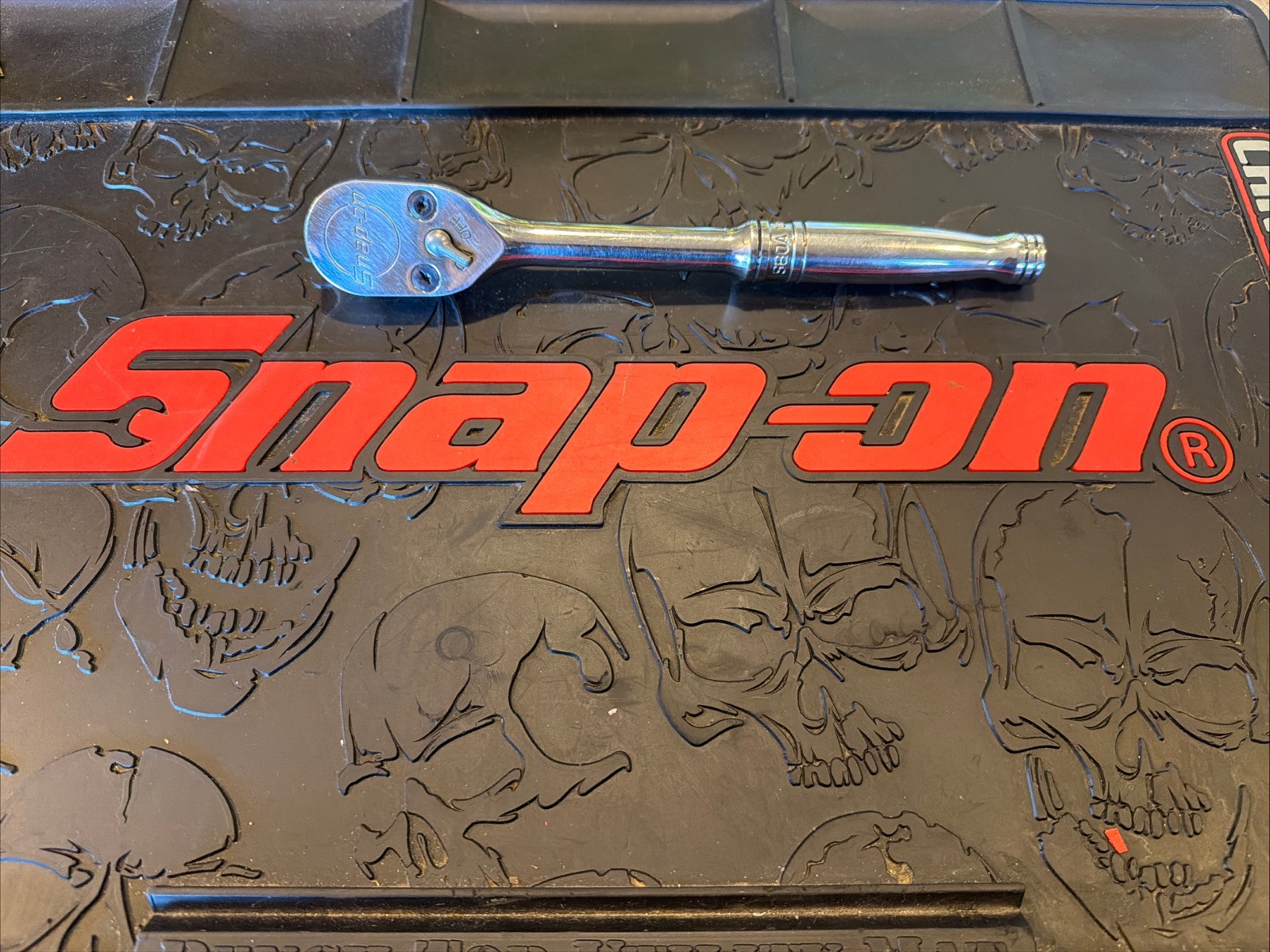 Snap-on Tools USA 1/2″ Drive Chrome Handle Ratchet S80A 🔥