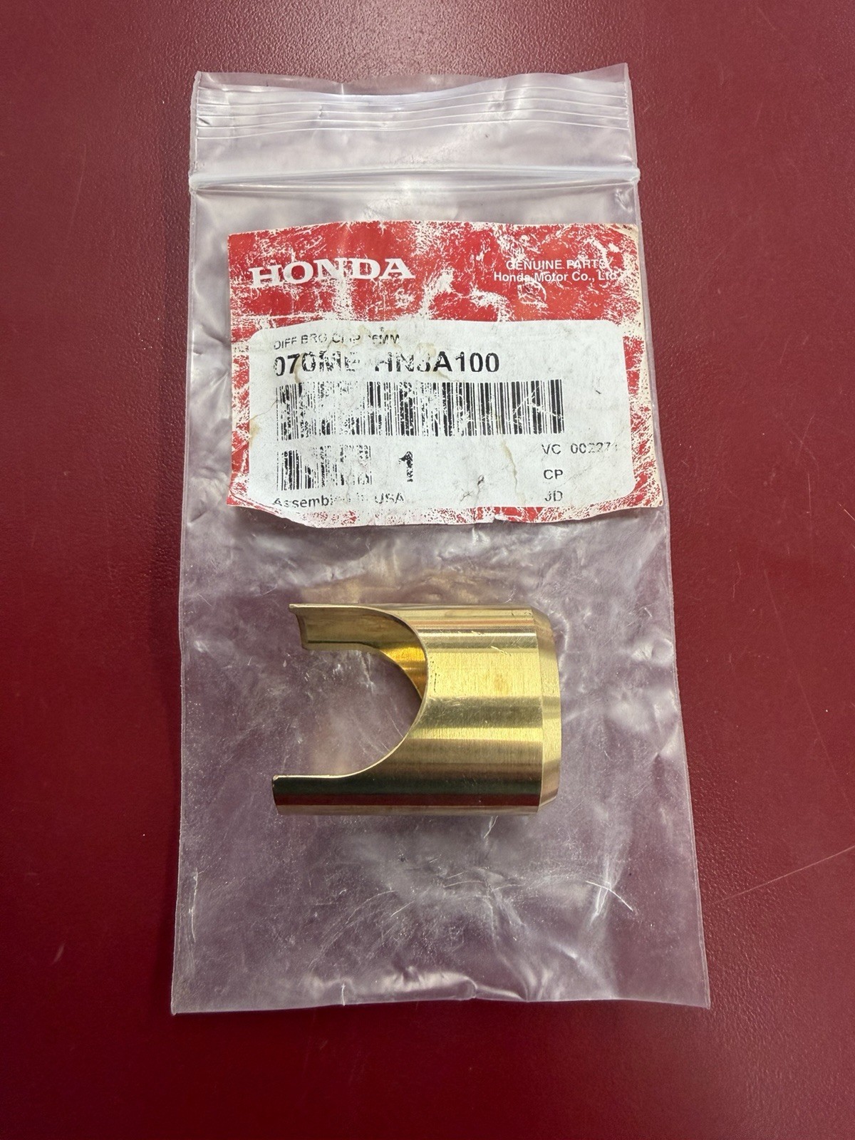 New Honda Motor Sports P/N 070ME-HN8A100 25 MM Differential Bearing Clip B456