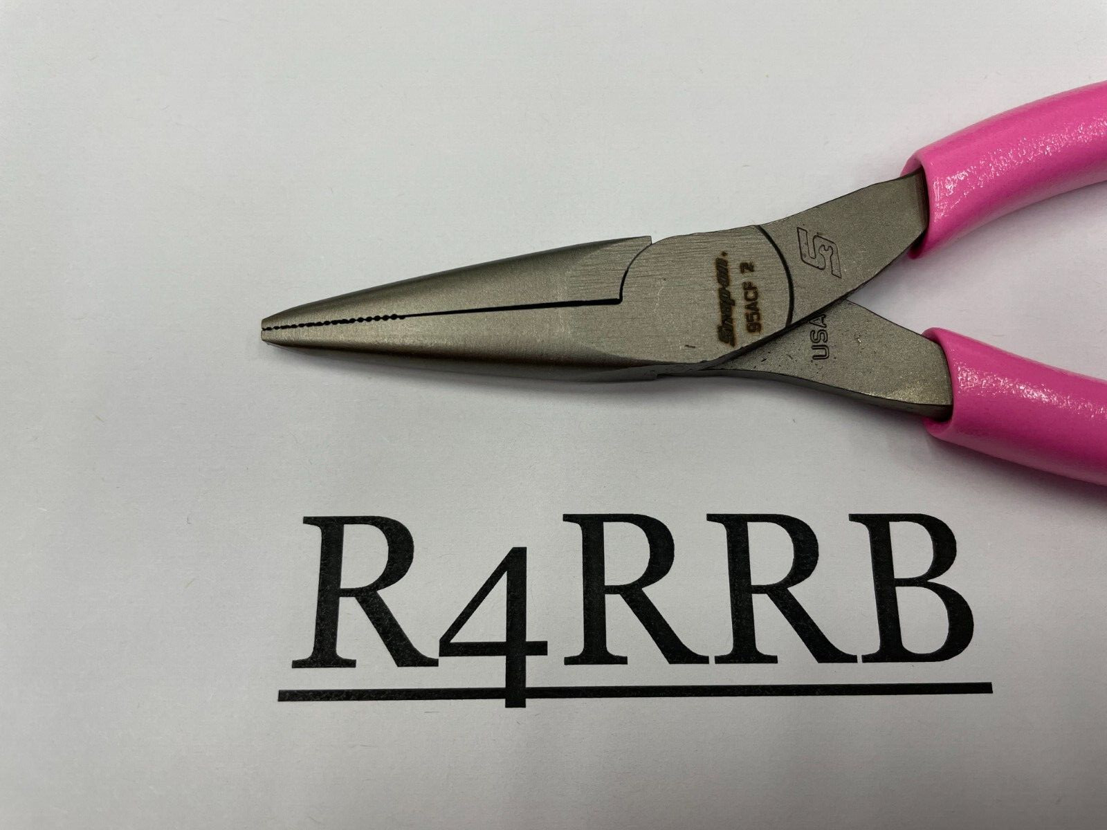 Snap-on Tools USA NEW PINK Soft Grip 6″ Talon Grip Needle Nose Pliers 95ACFP