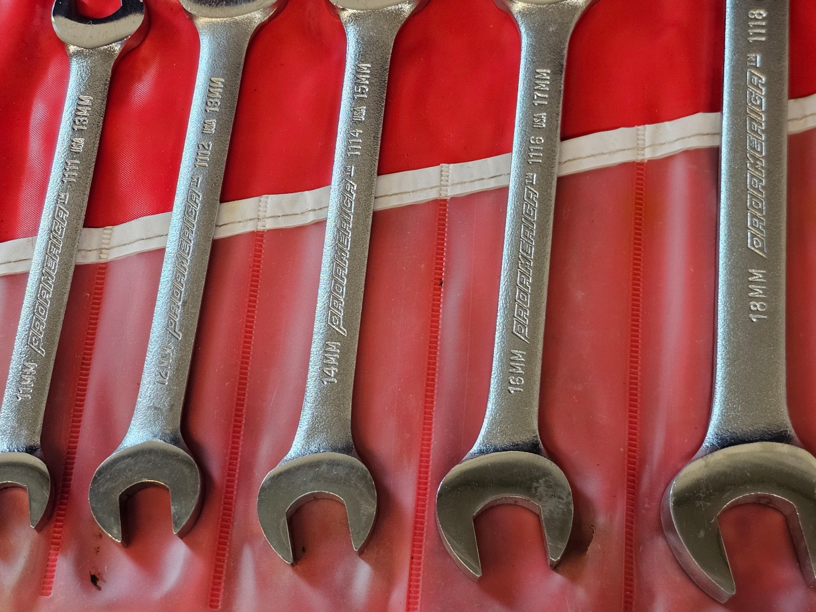 11 Pro America Double Opened Ended End Wrench Set Metric 6MM 32mm USA