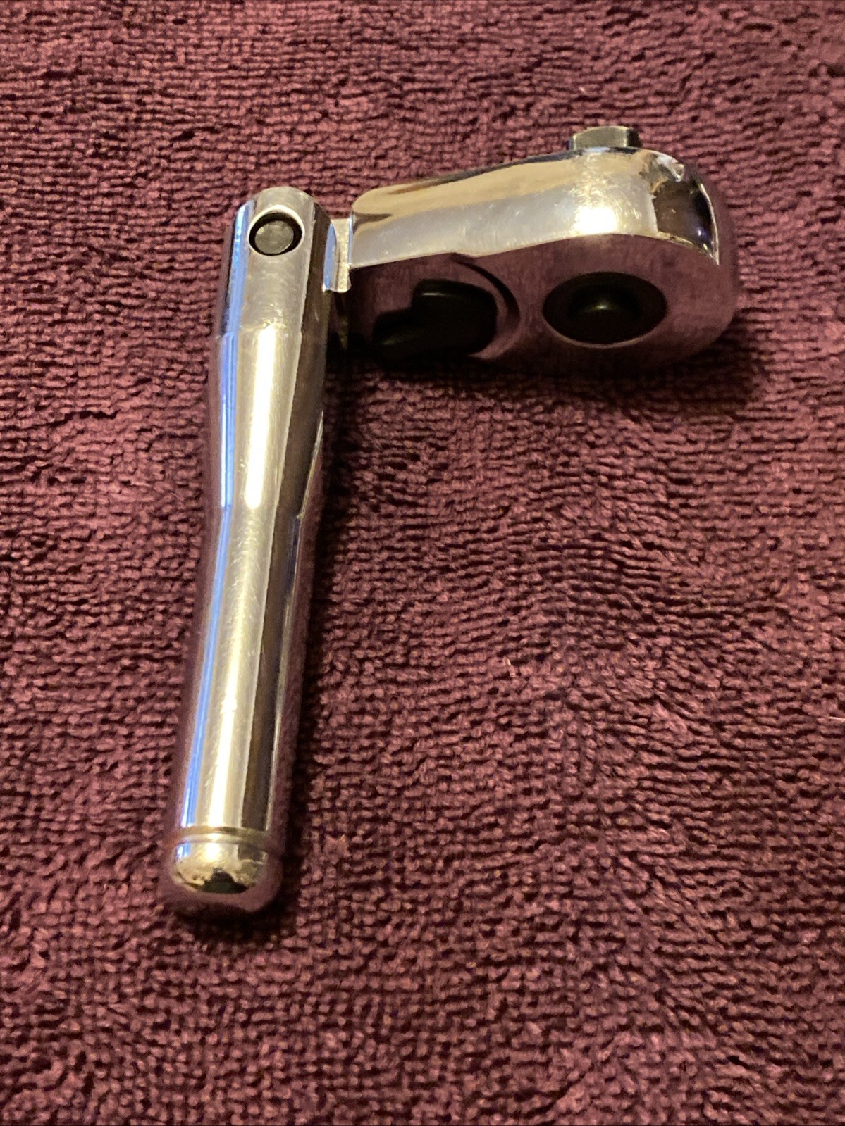 Vintage Craftsman 44834 VM 3/8” Drive Flex Head Stubby Ratchet USA Excellent