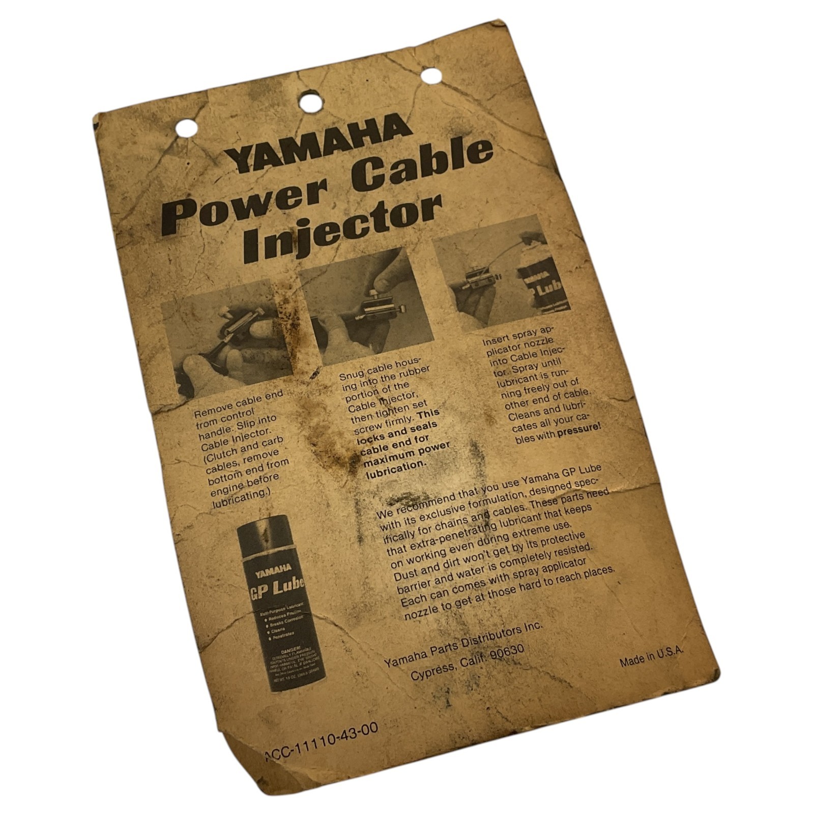Yamaha Cable Injector Lubrication Oiler Clamp New Old Stock Sold As Pictured