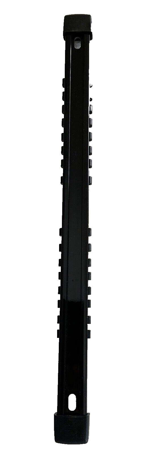 Unbranded Socket Holder Rail 16 1/4″ Clips Black Plastic Mountable