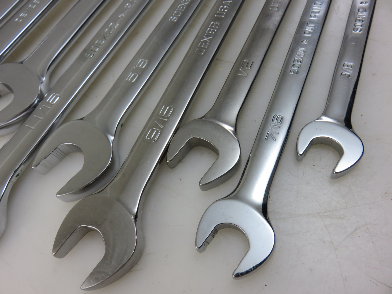 Snap-On OEX & SOEX Series Combination Wrench 11pc Set 3/8″-1″ 12pt *MIXED SET*