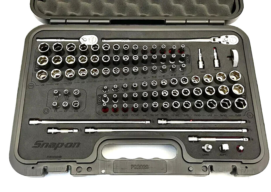 New Snap-on™ 1100TMPBFR 100pc 1/4″dr Metric / SAE General Service Set w/ Case