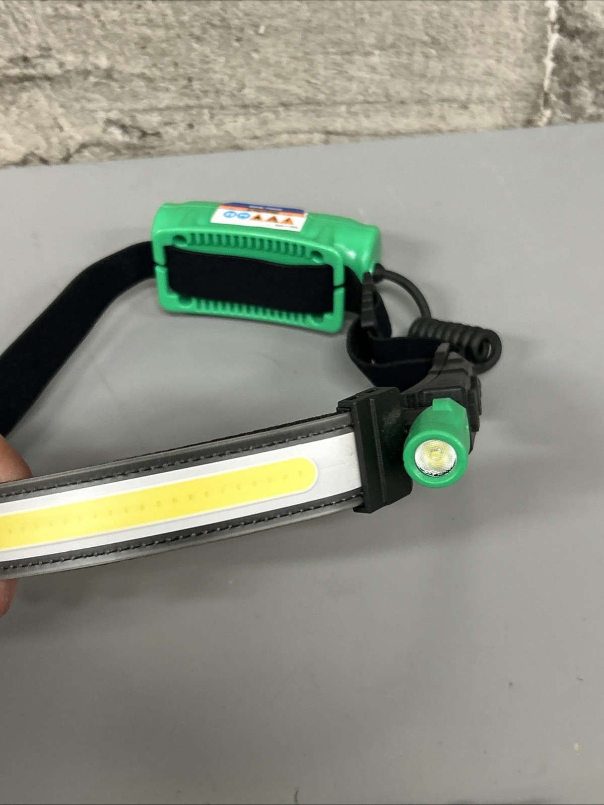 Matco Tools MHL700G 700 Lumen Motion Sensor Strip Light Snap Pivot Headlamp