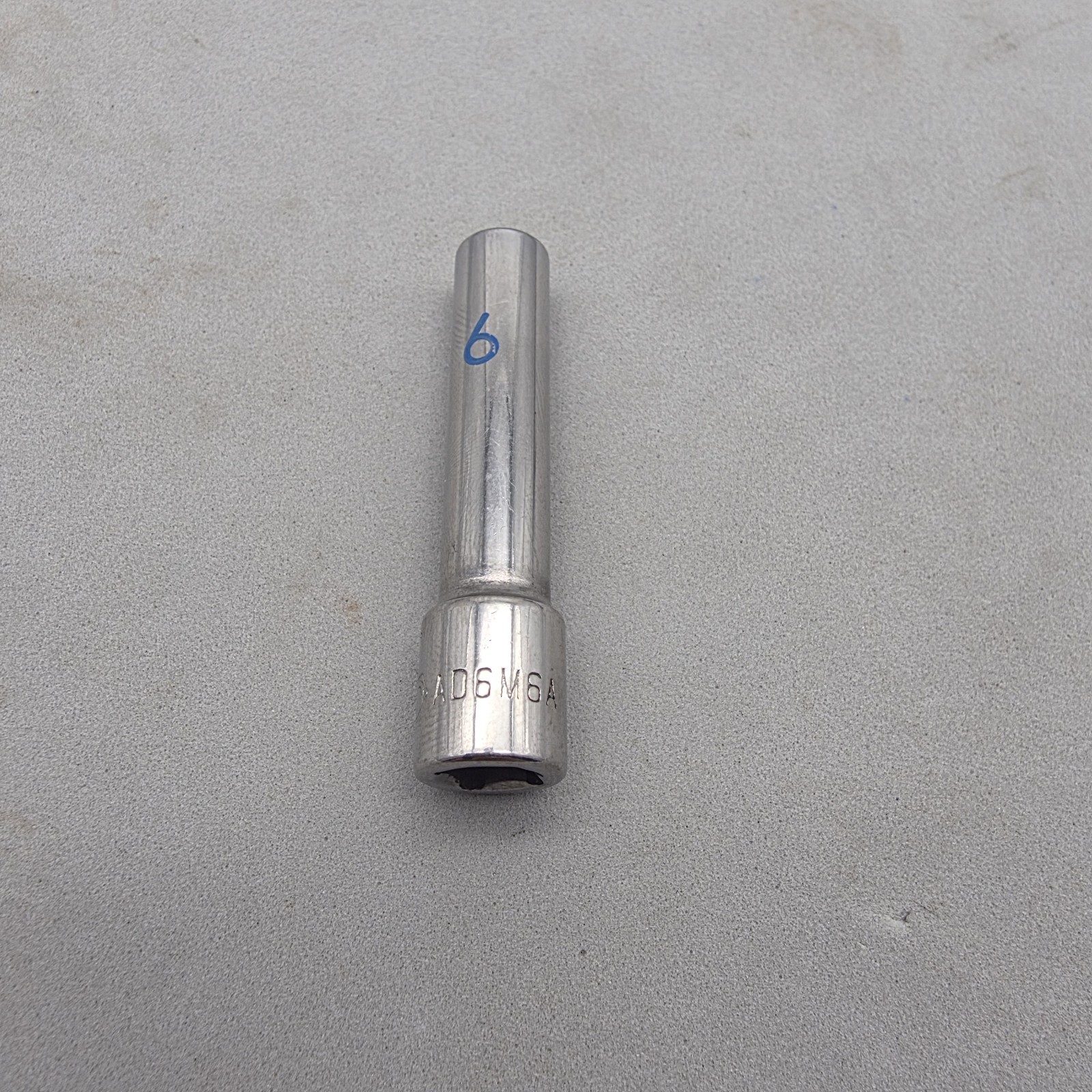 Matco Tools AD6M6A 6mm Metric Deep Socket 1/4″ Drive 6 Point Chrome finish USA