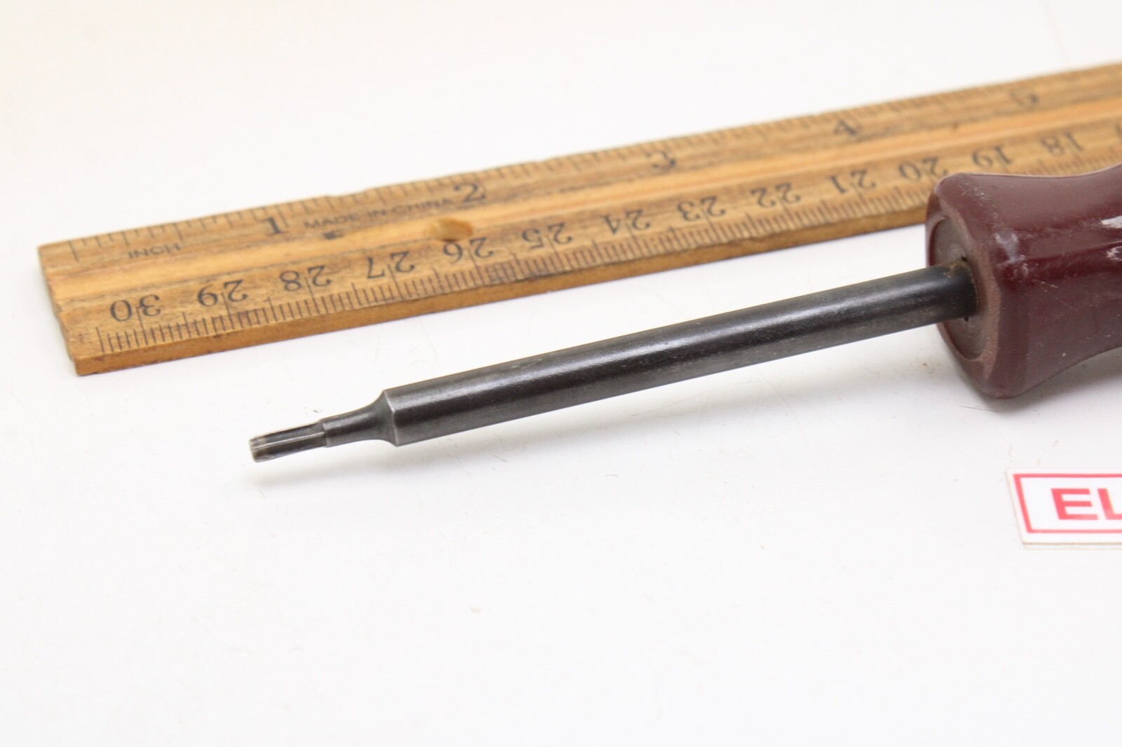 Matco Tools SDM T15 Torx 3″ Driver Burgundy Hard Handle USA