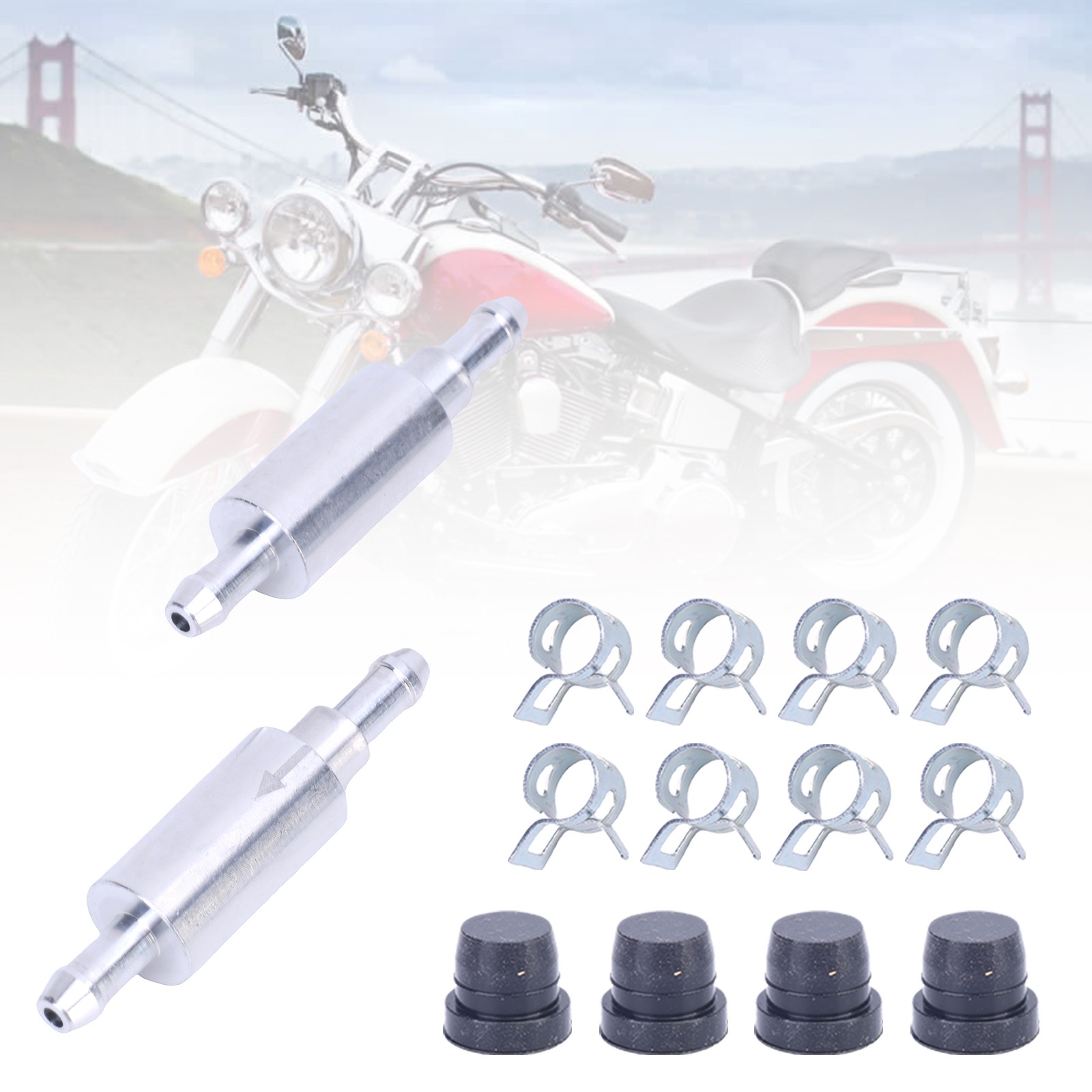 For Motorcycles 2-PCS Brake System Line Bleeding Hose Kit Set Protective Device