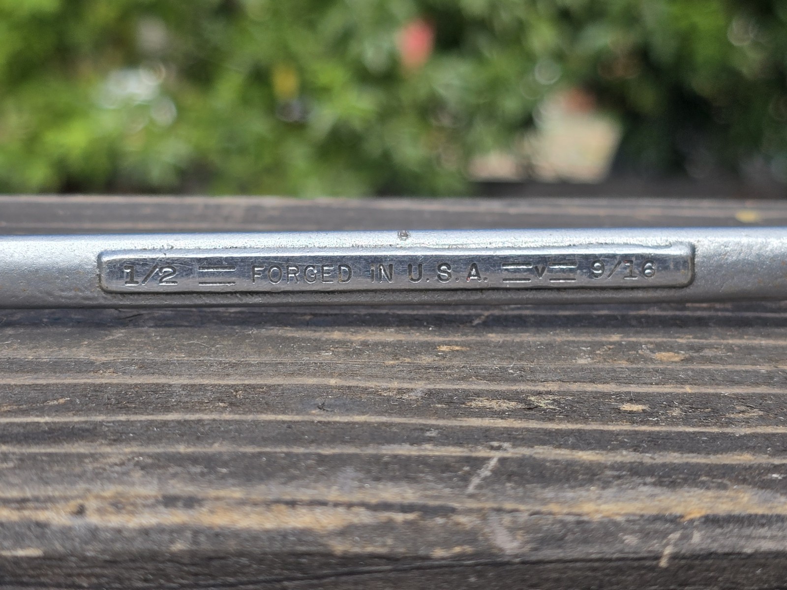Vintage Craftsman V-Series 1/2″ x 9/16″ Offset Box Wrench Vintage USA No #