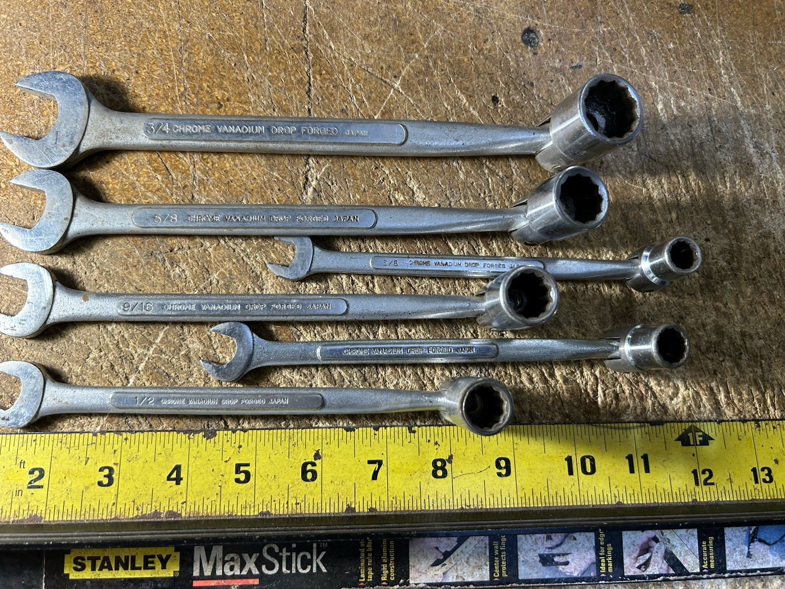 6 PC TRUECRAFT FLEX HEAD SOCKET COMBO. WRENCHES 3/8″ – 3/4″ SAE