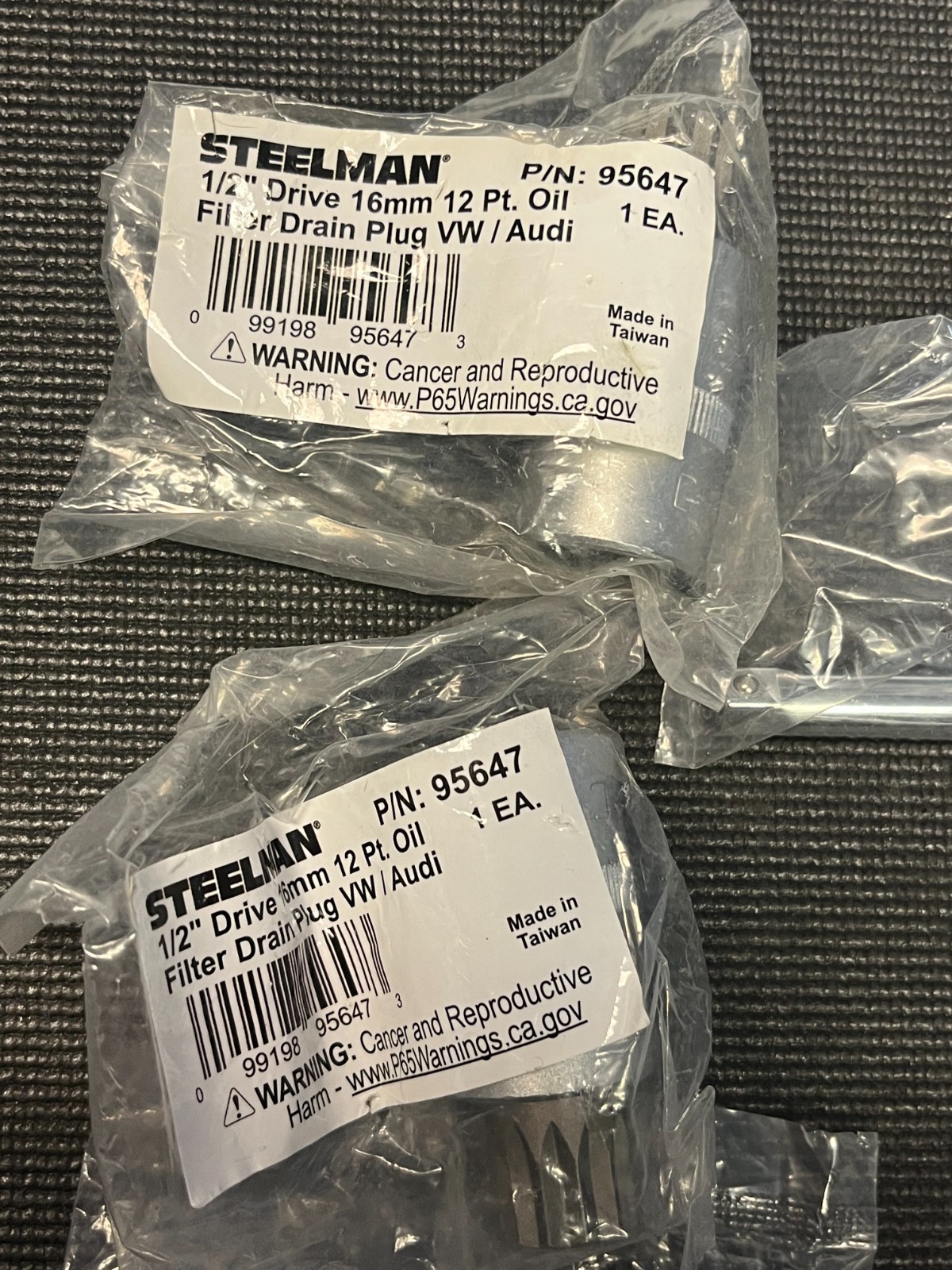 Steelman 16mm Drain Plug Bits Lot of 3 + Steelman Pro 6″ 1/4″ Extension New