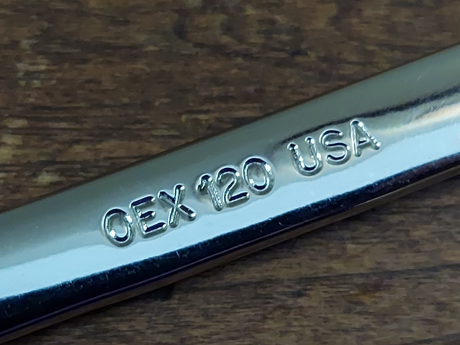 Vintage Snap On Tools OEX120 3/8″ Combination Wrench INCREDIBLE Condition
