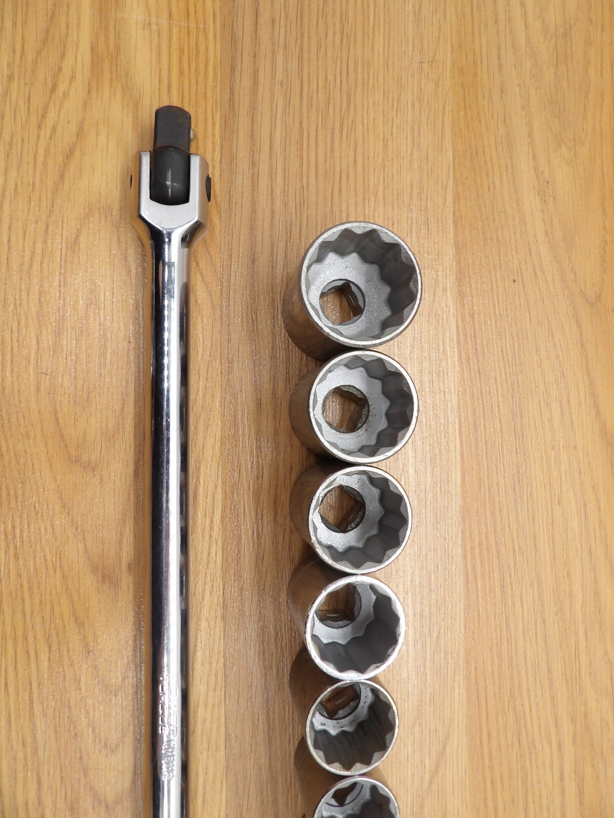 Craftsman SAE Shallow Socket Set 1/2″ Drive 12 Point 7/16″ to 1-1/4″ 13pc USA