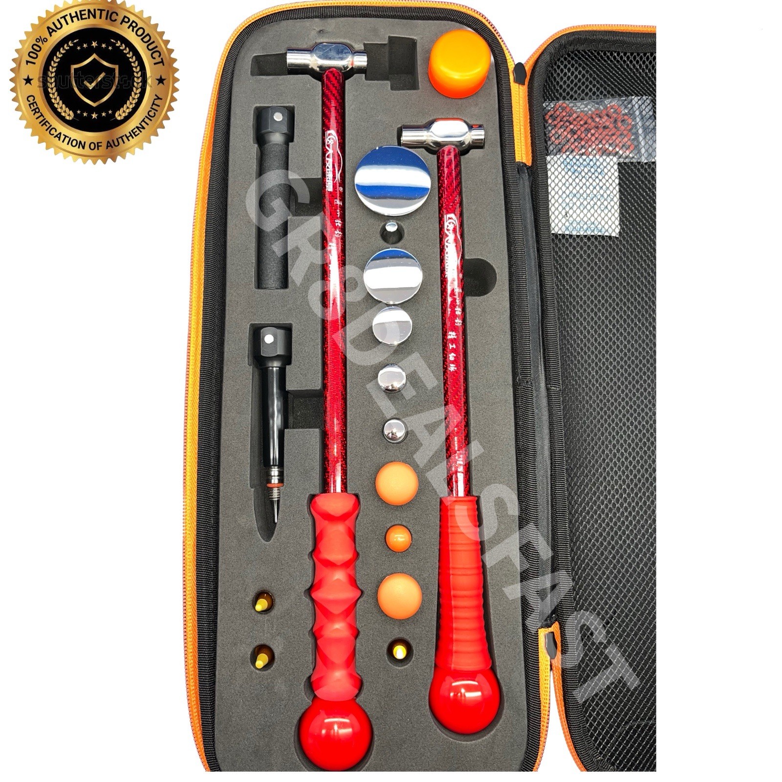 Carbon Fiber Blending PDR Hammers Paintless Dent Removal Repair Knockdown Tools