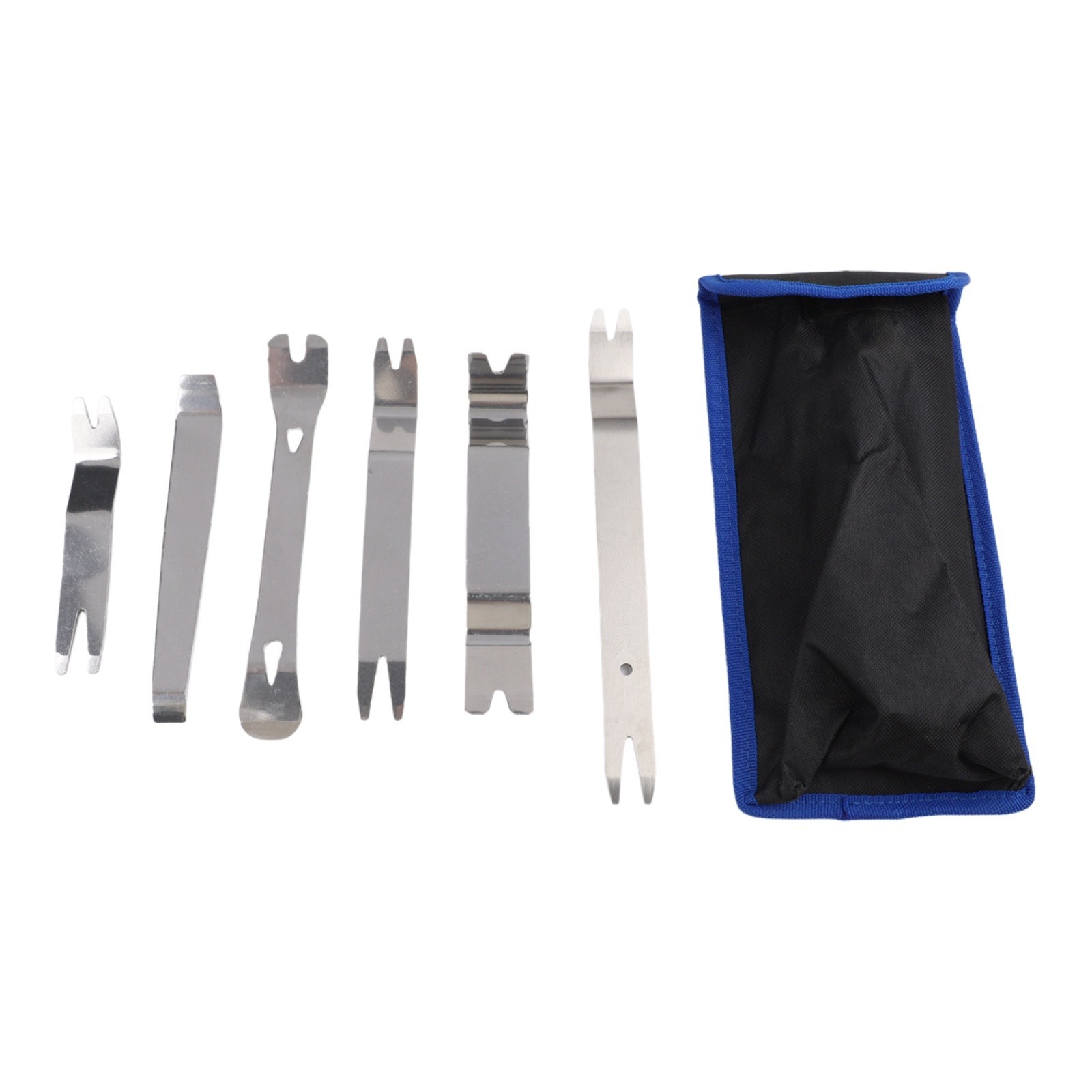 6pcs Metal Pry Tools for Auto Door Panel Trim Removal and Audio Repair