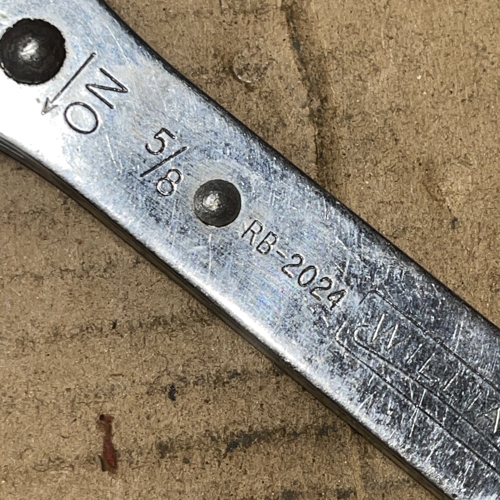 VINTAGE WILLIAMS USA RB-2024 3/4 In X 5/8 In Ratcheting Box End Wrench 12 Point