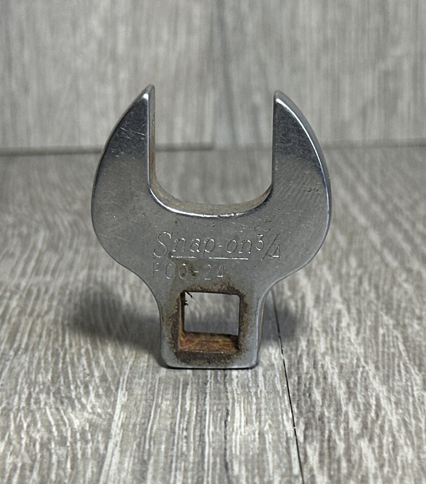 Snap On Tools FCO24 3/8” Drive SAE 3/4” Open End Crowfoot Wrench Underline VTG