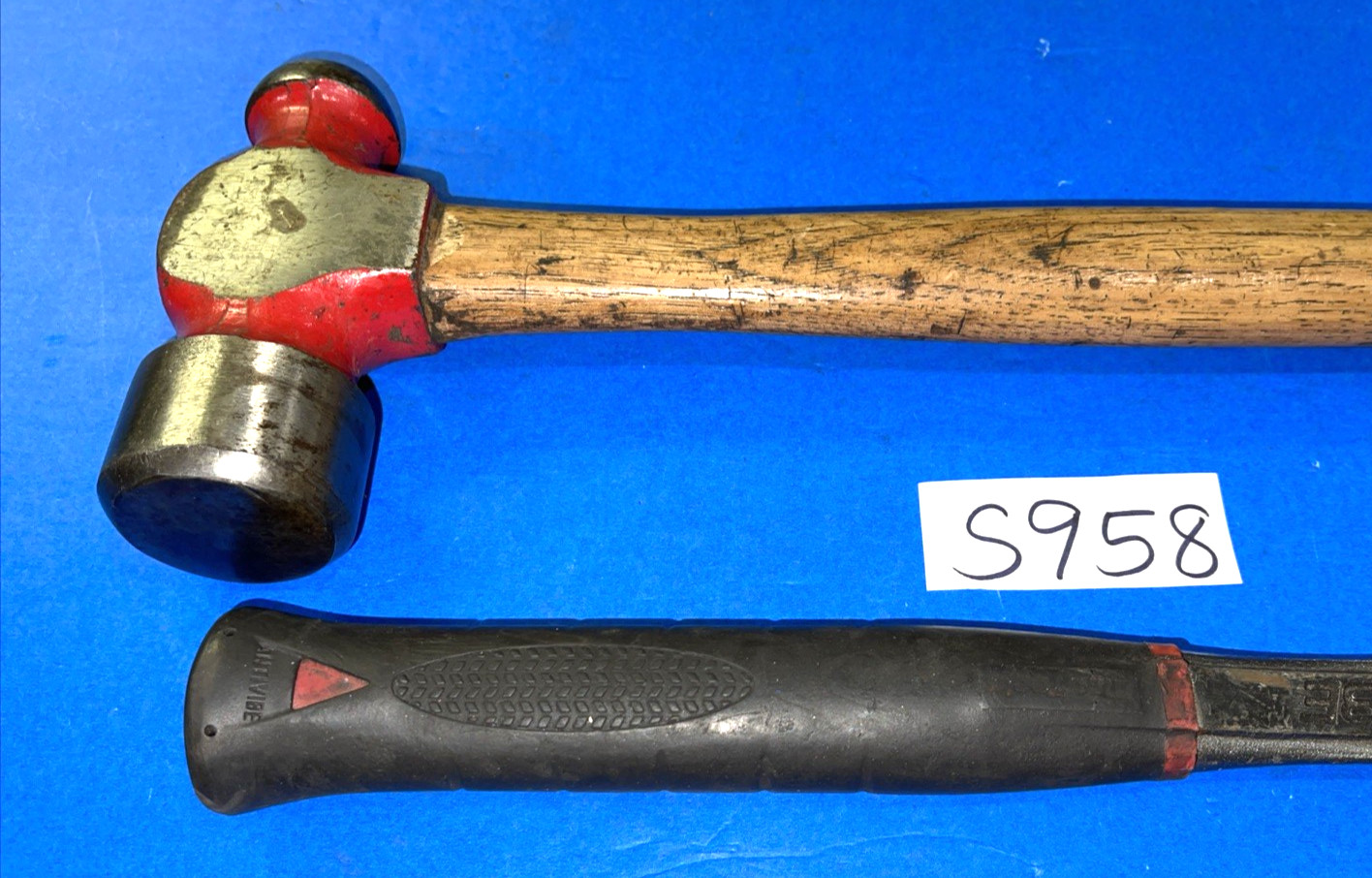 MAC TOOLS 2 PIECE ANTI-VIBE BLACKSMITH & BALL PEEN HAMMERS 48OZ FREE SHIP IN US