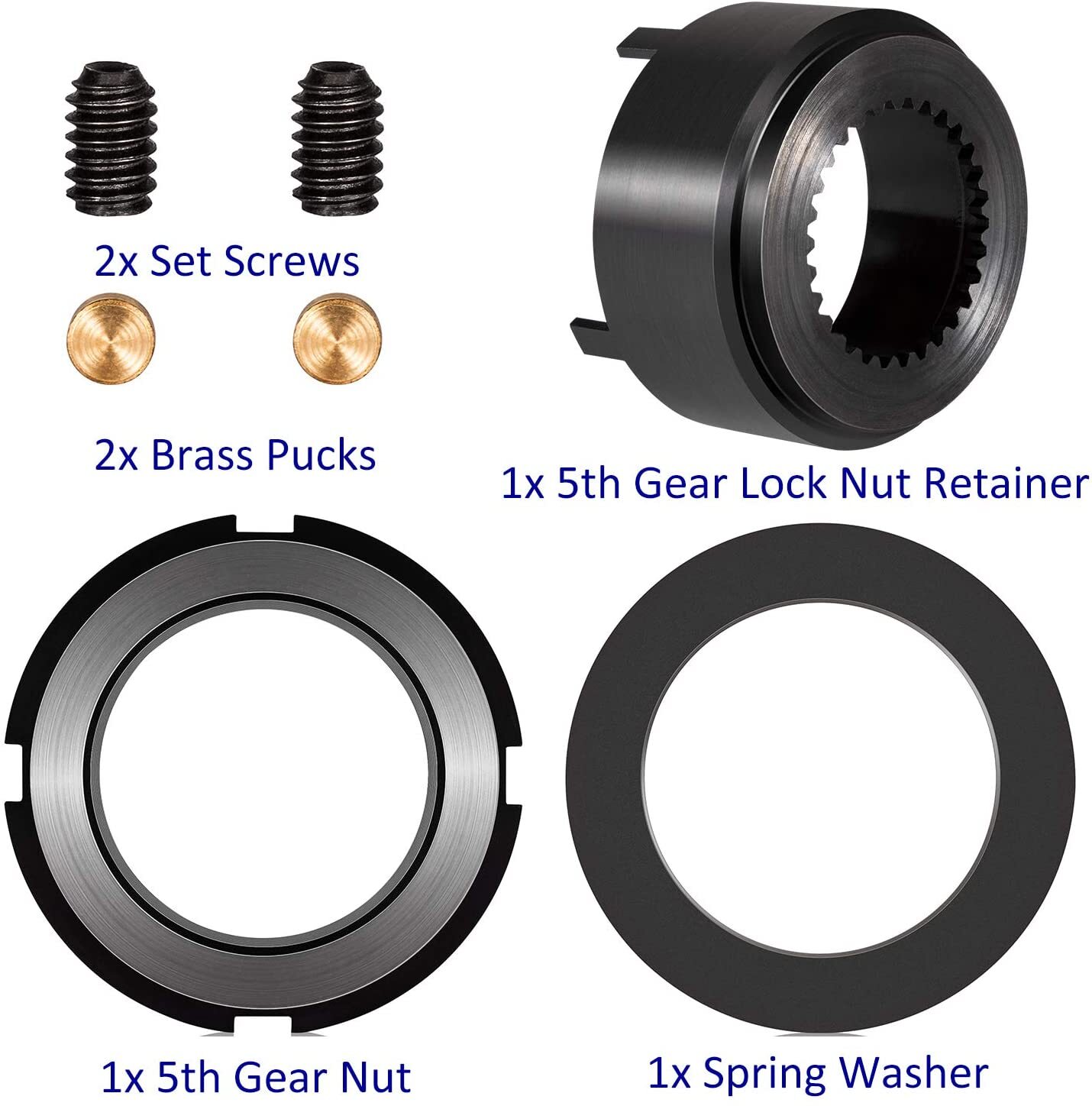 5th Gear Lock Nut Retainer Kit for 1994-05 Ram 2500 3500 4WD NV4500 Transmission