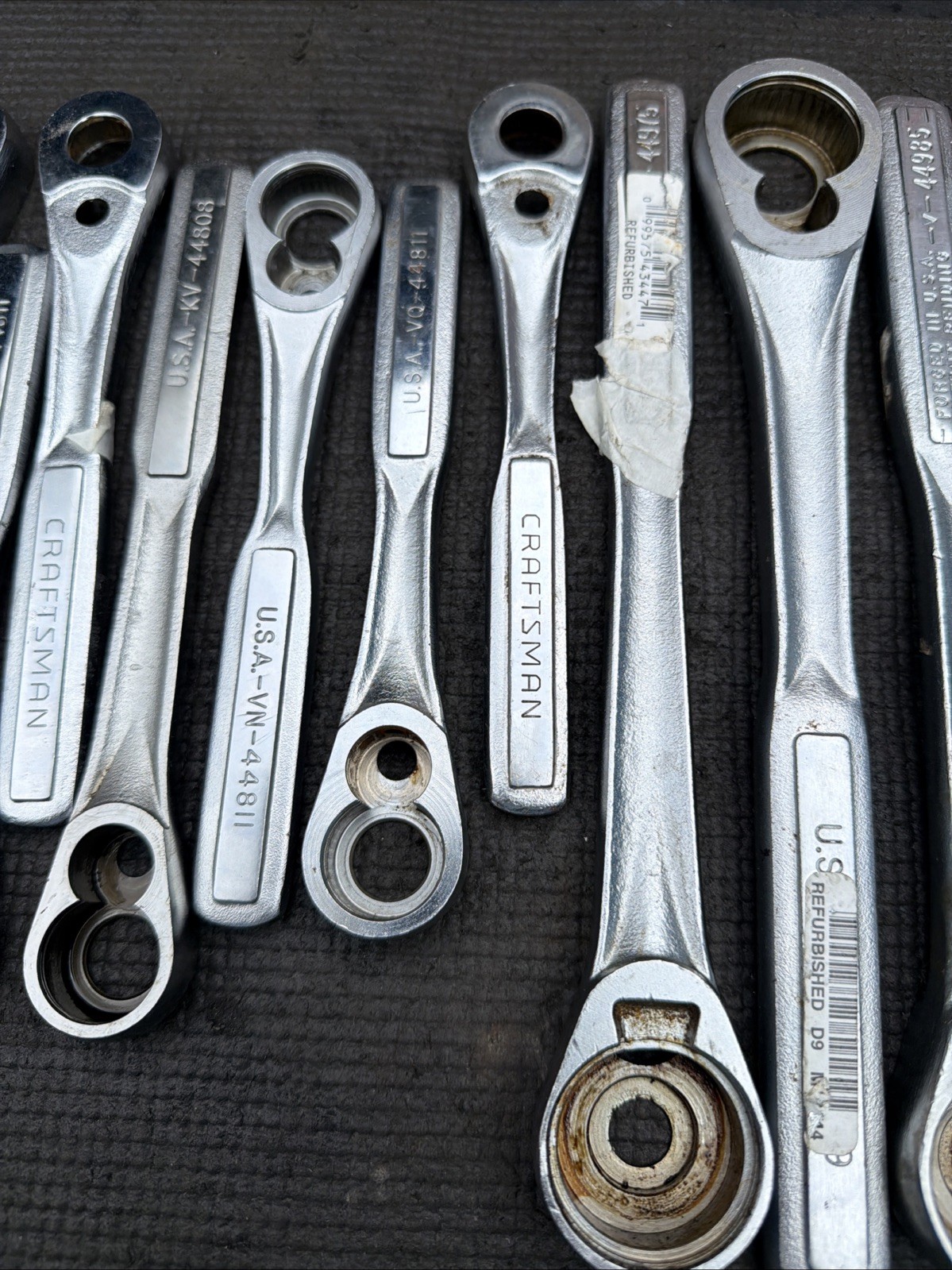 (16) Sears Craftsman Ratchet Bodies ONLY NO GUTS 1/2” 3/8” 1/4” 44809 Warranty