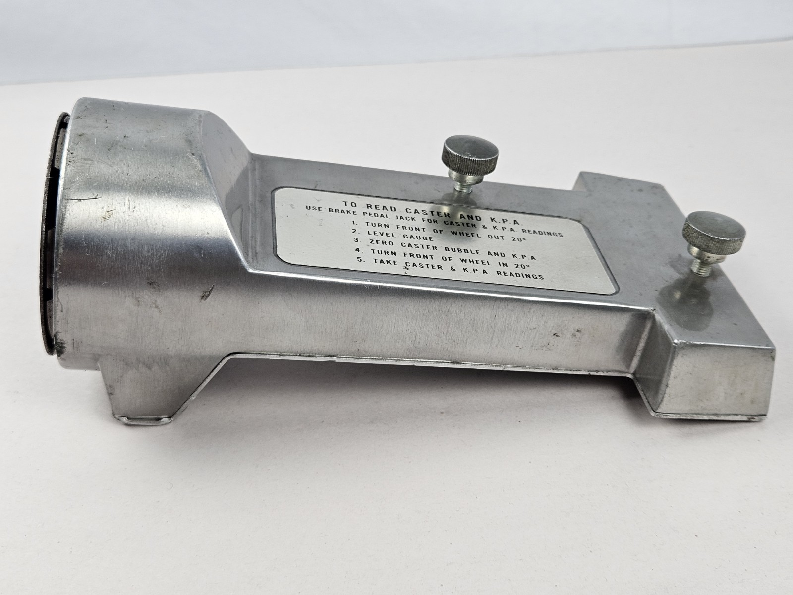 Snap-On Magnetic Caster Camber Alignment Gauges WA40 w/ Various Hub Adapters