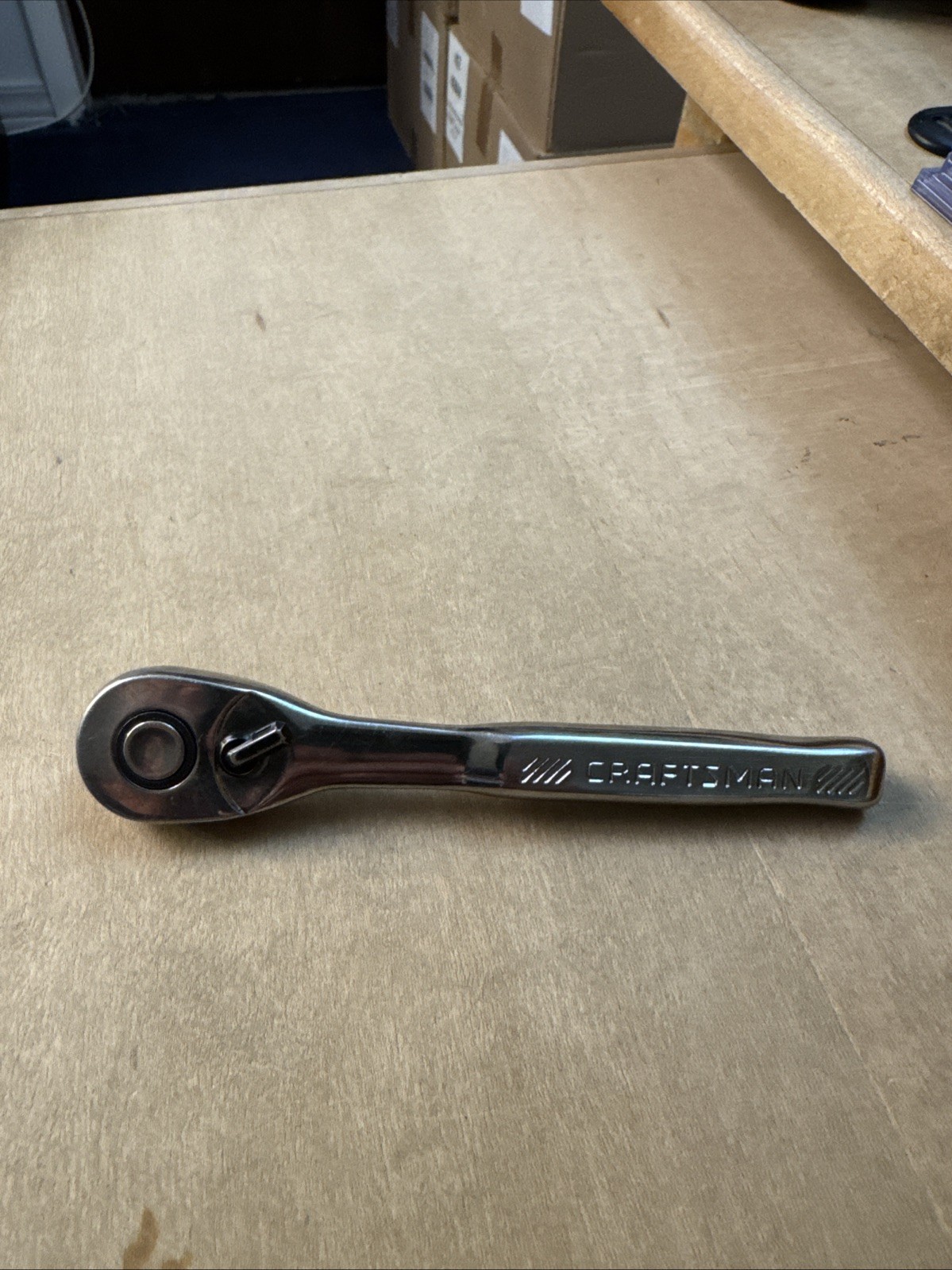 Craftsman 1/4″ 72 Tooth Ratchet – Quick Release – Polished Chrome CMMT81747