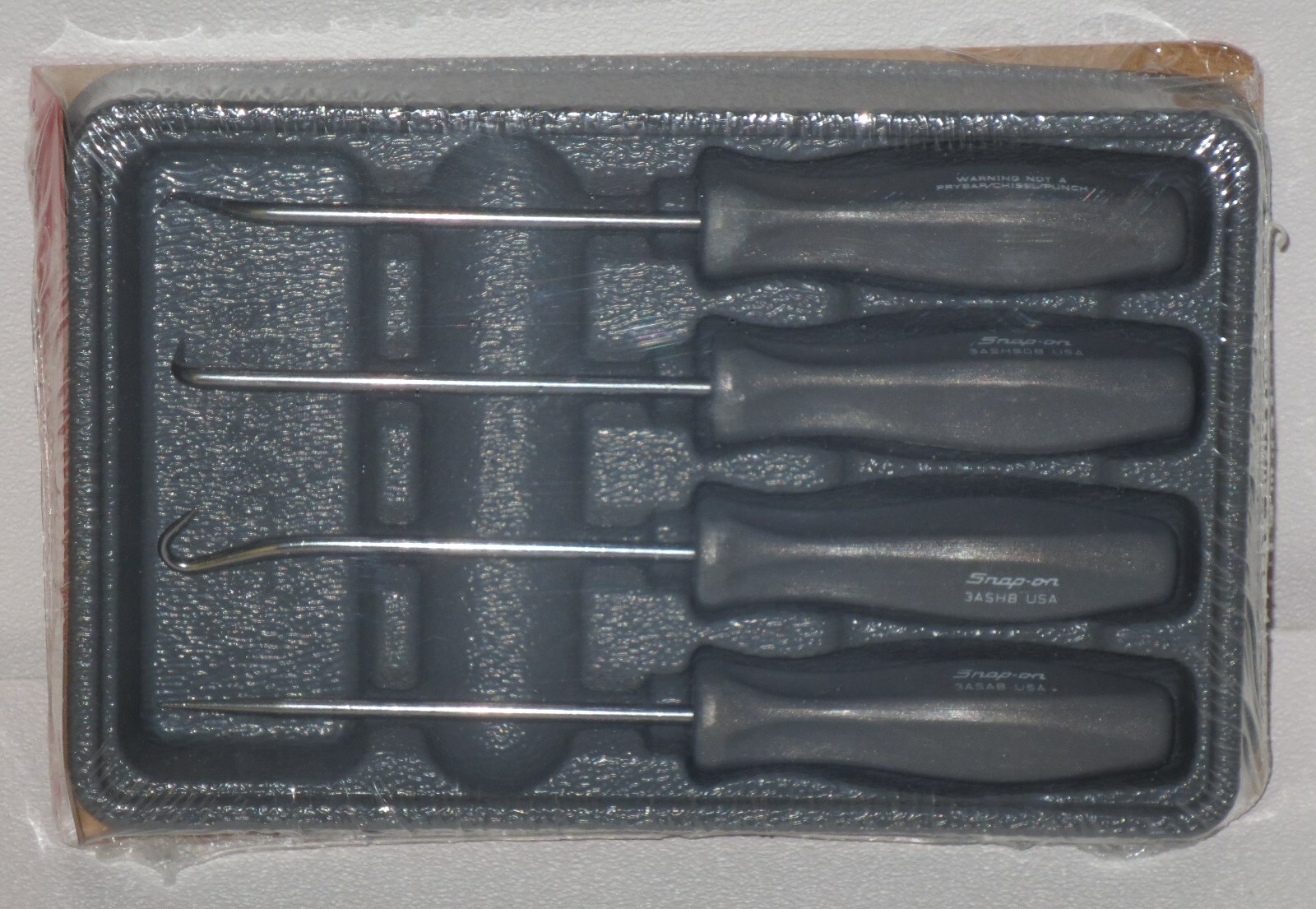 NEW! Snap-on Pick Set ASA204BDT *TITANIUM HARD HANDLES* SILVER, NEW & SEALED!
