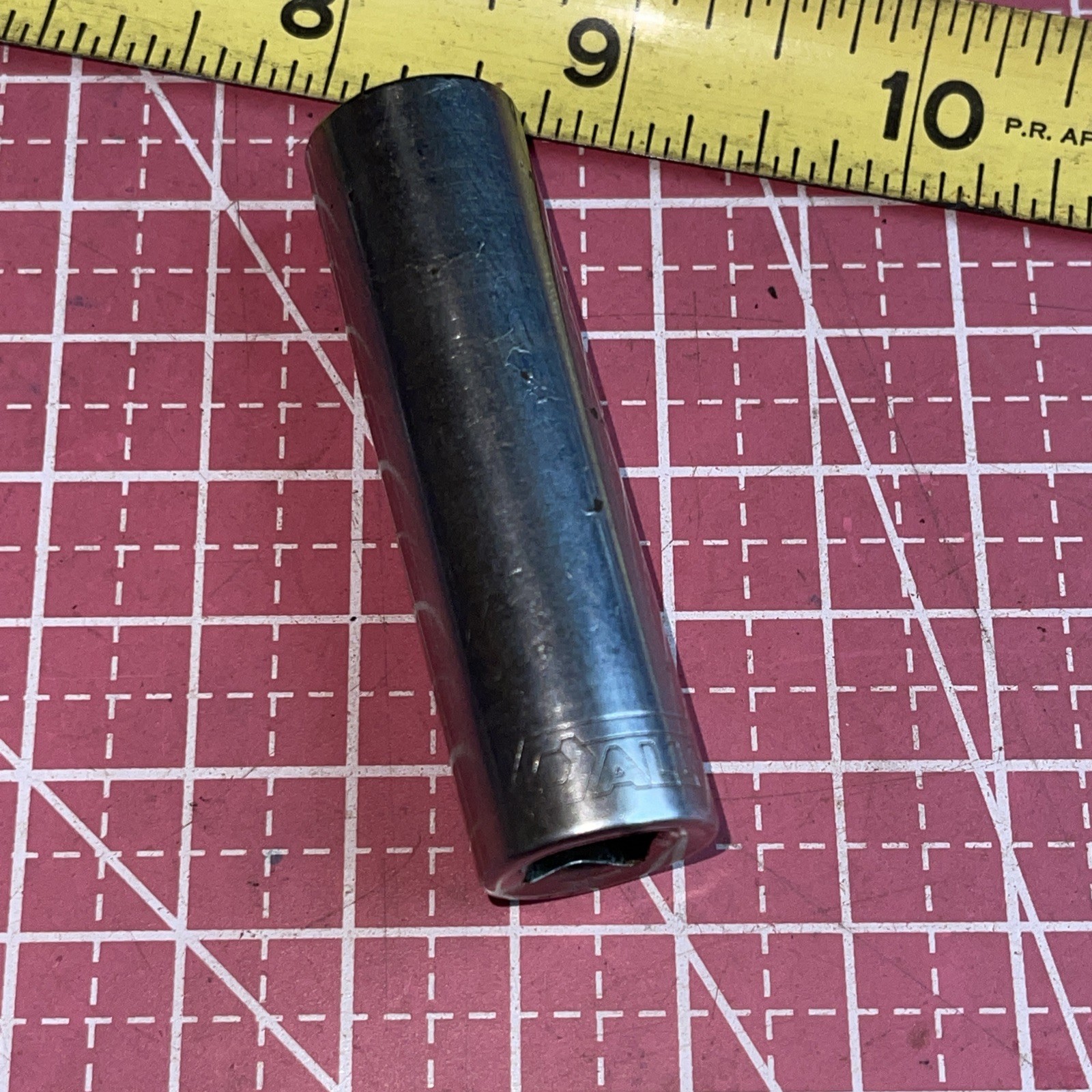 Vintage Allen USA 11260 1/2 In SAE 3/8 Drive 12 Point Deep socket 1/2” 3/8”
