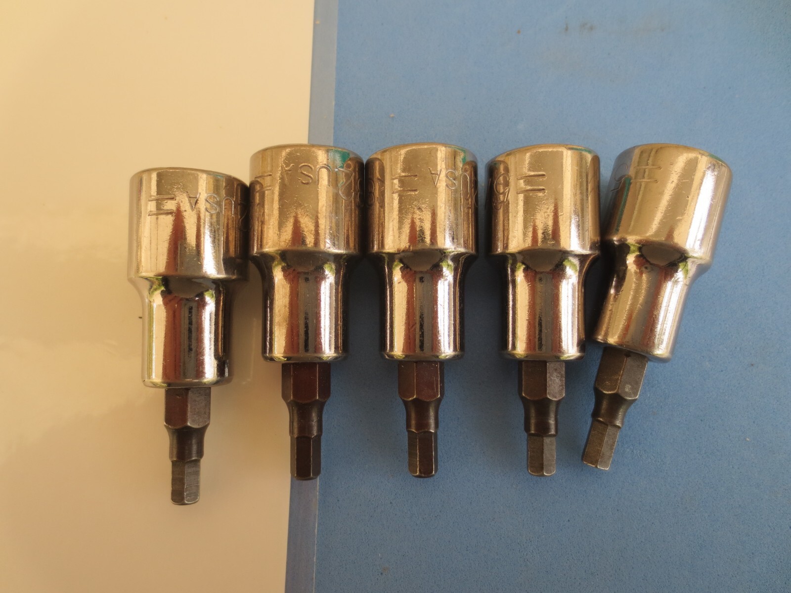 (5 pc Lot), 5/32″ Hex Bit Socket, 3/8″ Drive ★ ★ Made in USA ★ ★