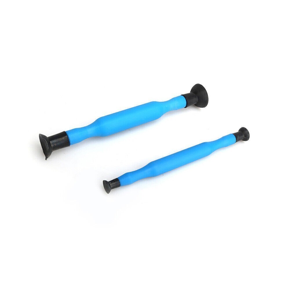 2pcs/Set Valve Grinder Stick Lapping Tool Plastic Handle Engine Cylinder Mainten